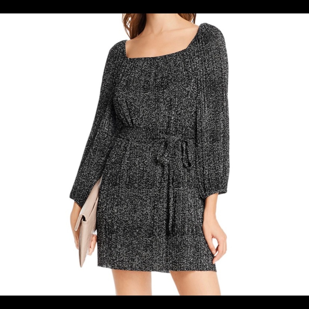NWT AQUA black and white Bloomingdales dress sz M